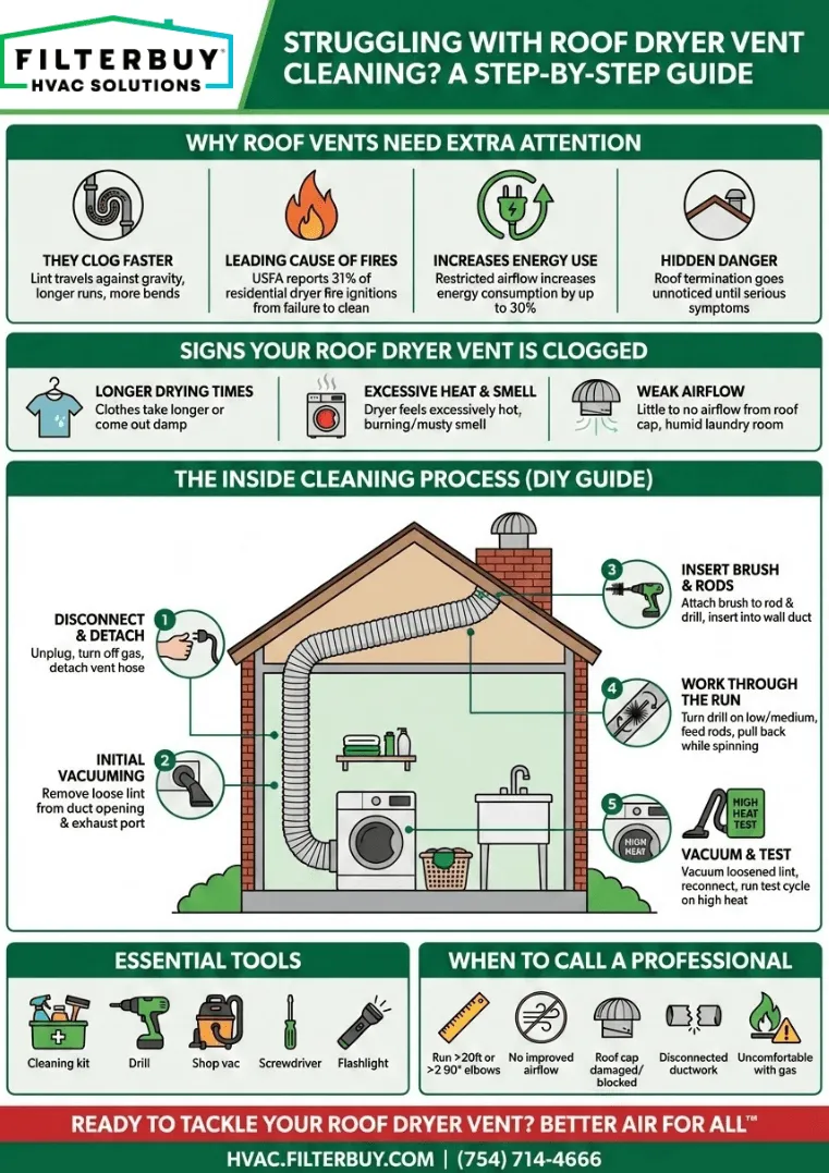 How To Clean A Dryer Vent Without Tools
