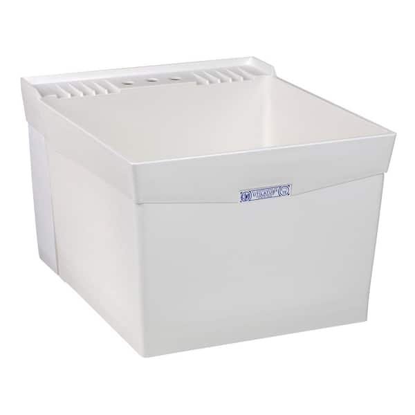 How To Attach Utility Sink To Wall