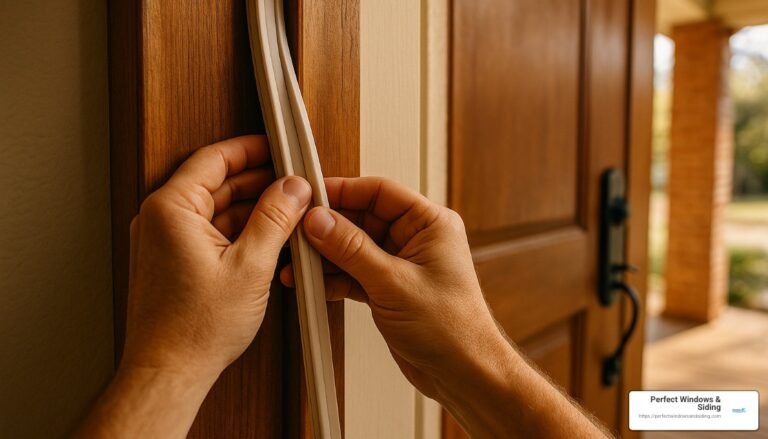 How To Install Weather Stripping Around Door